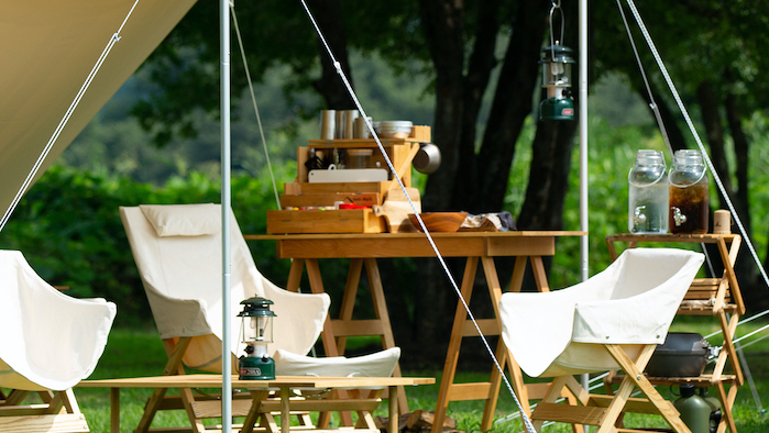 アウトドアシーンをより快適にするアイテムです